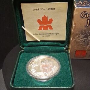 2002 Canadian Proof Sterling Silver Dollar